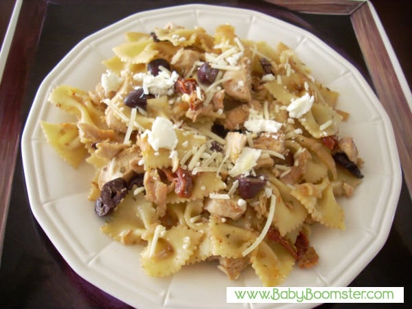Baby Boomer Recipes | Pasta | Chicken with Farfalla and Goat Cheese