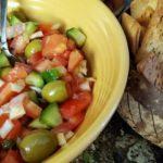 Spanish Style Tomato Olive Salad