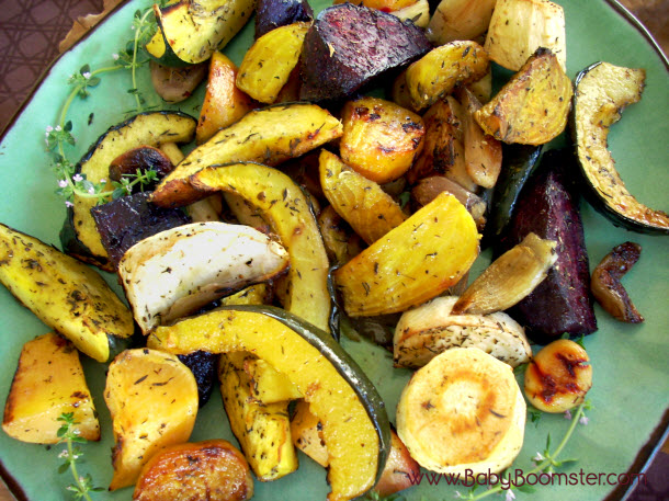 Baby Boomer Recipes | Thanksgiving | Herb Roasted Root Vegetables