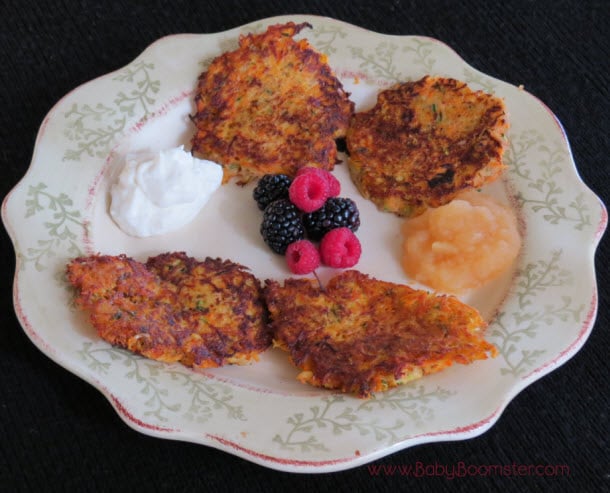 Baby Boomer Recipes | Holiday | Healthy vegetable Latkas