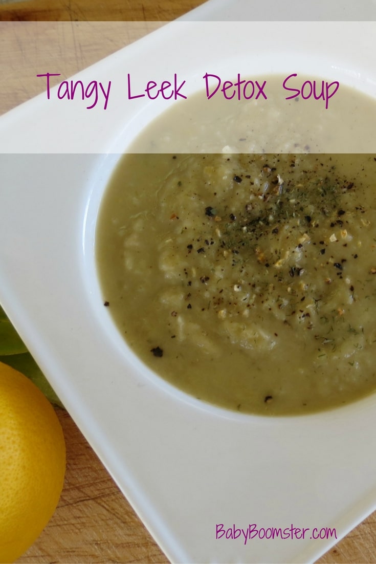 Baby Boomer Recipes | Soup | Tangy Leek Detox Soup