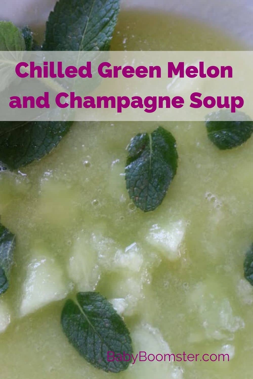 Chilled Green Melon and Champagne Soup