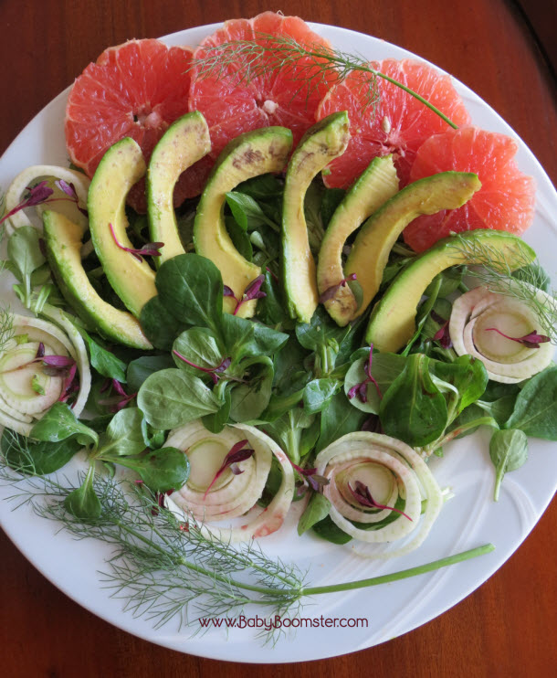 Baby Boomer Recipes | Grapefruit Salad