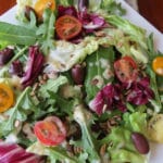 Baby Boomer Recipes | Dandelion and Arugula Salad with Yogurt Vinaigrette