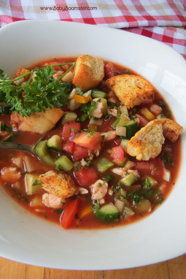 Baby Boomer Recipes | Soup | Crab Gazpacho