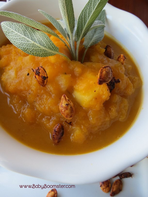 Baby Boomer Recipes | Pumpkin soup with apple