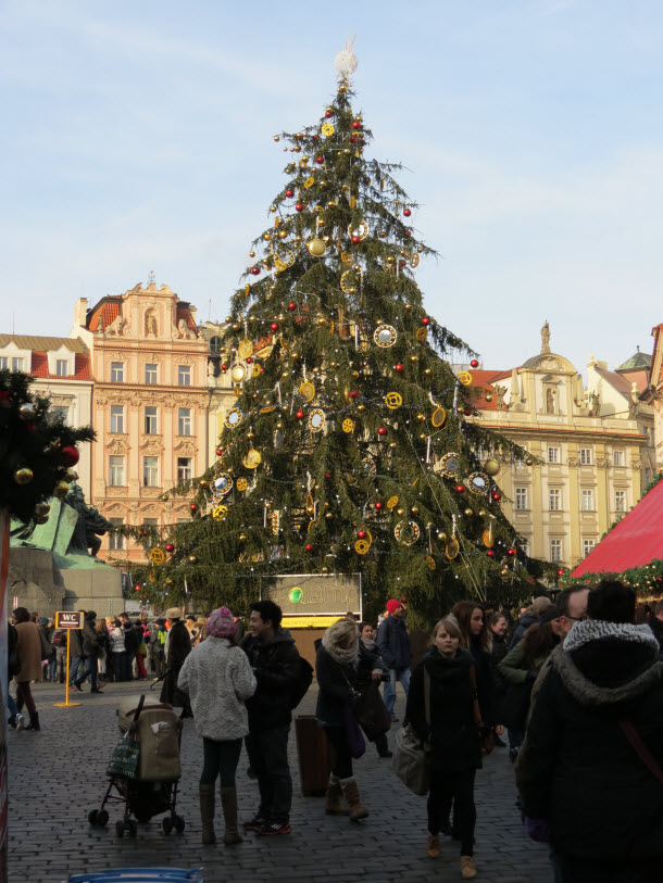 Wenceslas Square - Christmas Tree - Prague