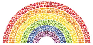 Fruit and vegetable rainbow