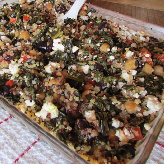 Kale and Quinoa Casserole