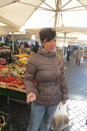 Julia in Italian Food Market - Walks Of Italy