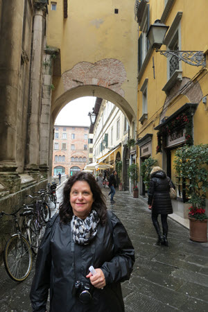 Rebecca in Lucca Italy