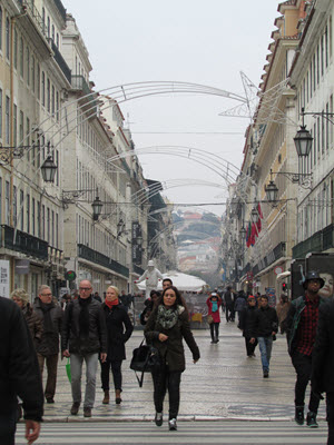 Downtown Lisbon Portugal