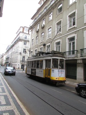 Trolley in Lisbon Portugal