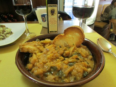 Tuscan Soup in Siena Italy