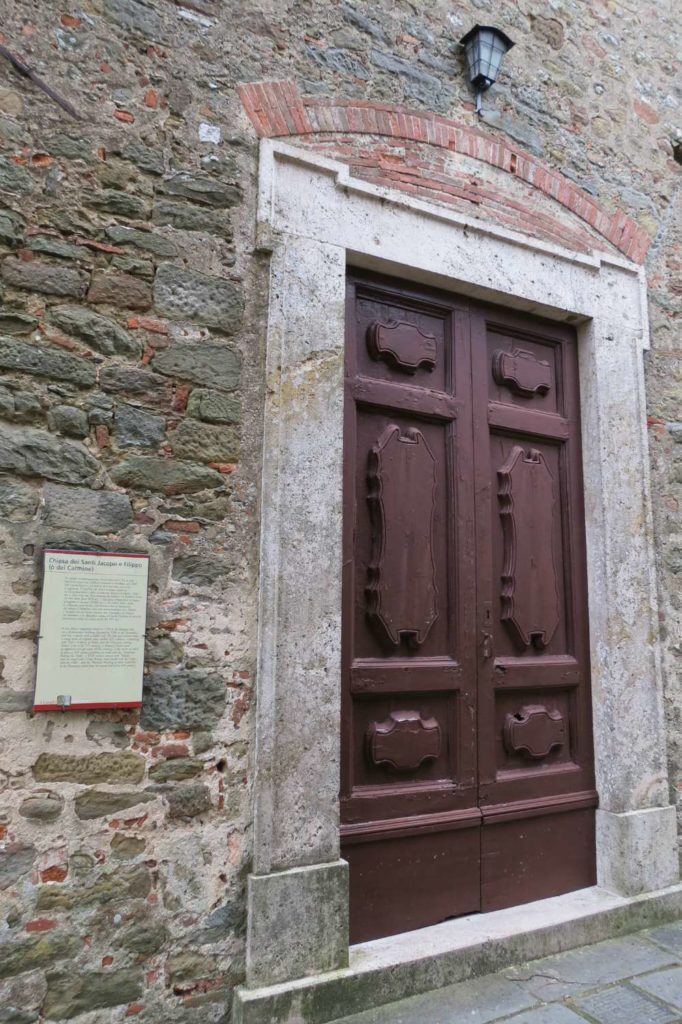 Door in Montecatini Alto, Italy