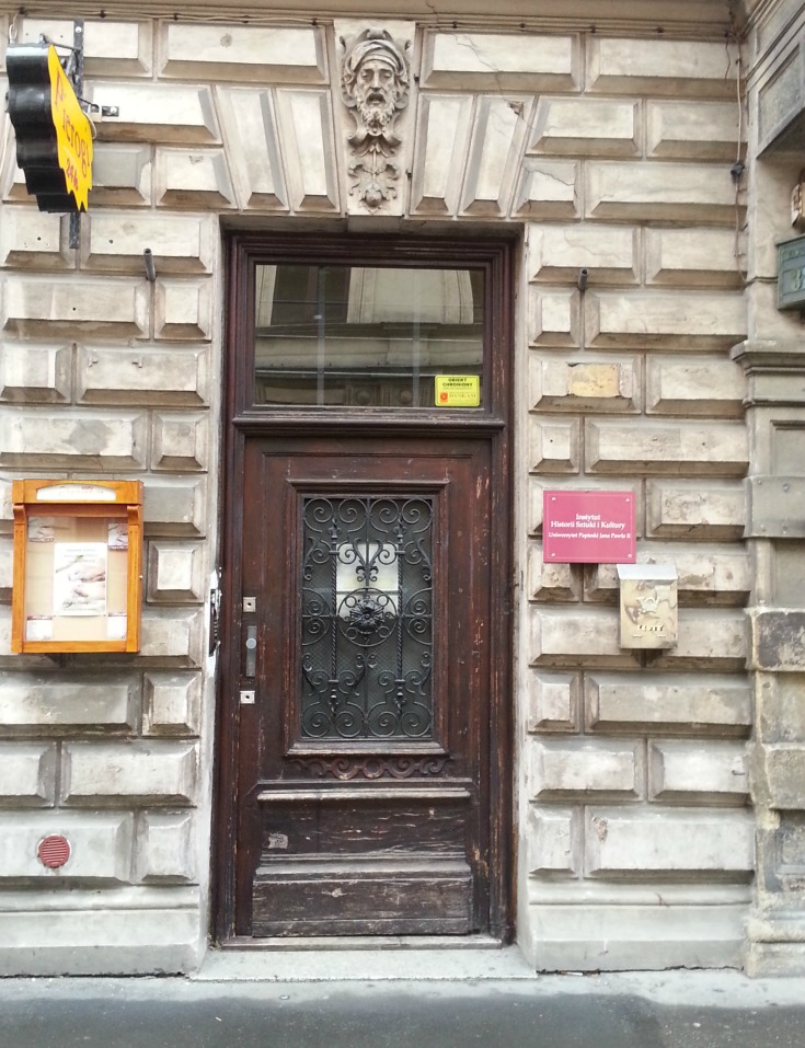 Door in Krakow Poland