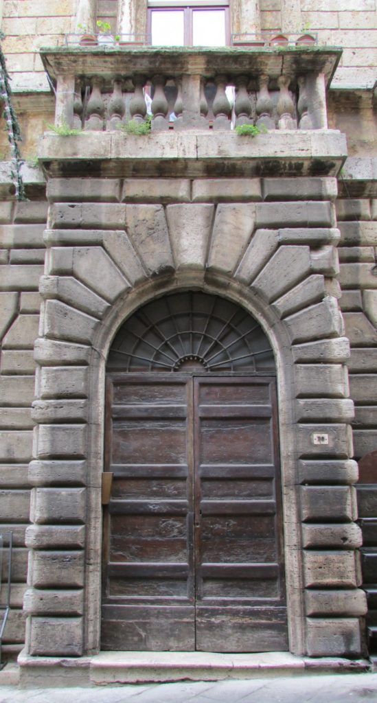Door in Montepulciano, Italy