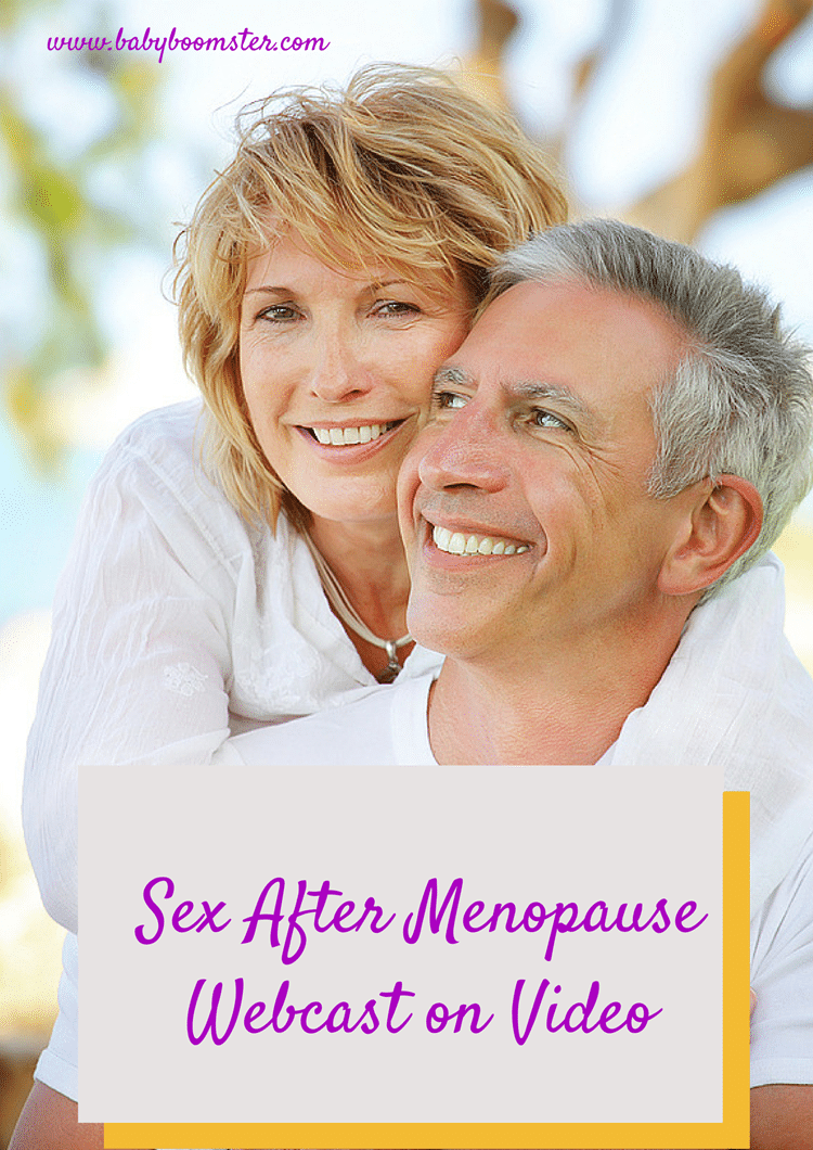 Sex After Menopause Webcast With Dr Barb Depree Video