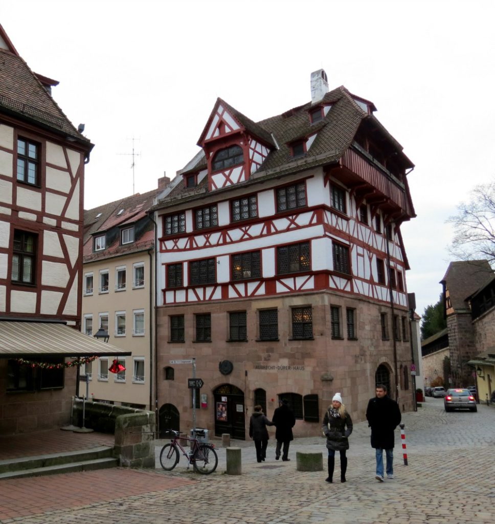 A view of the streets in Nürnberg