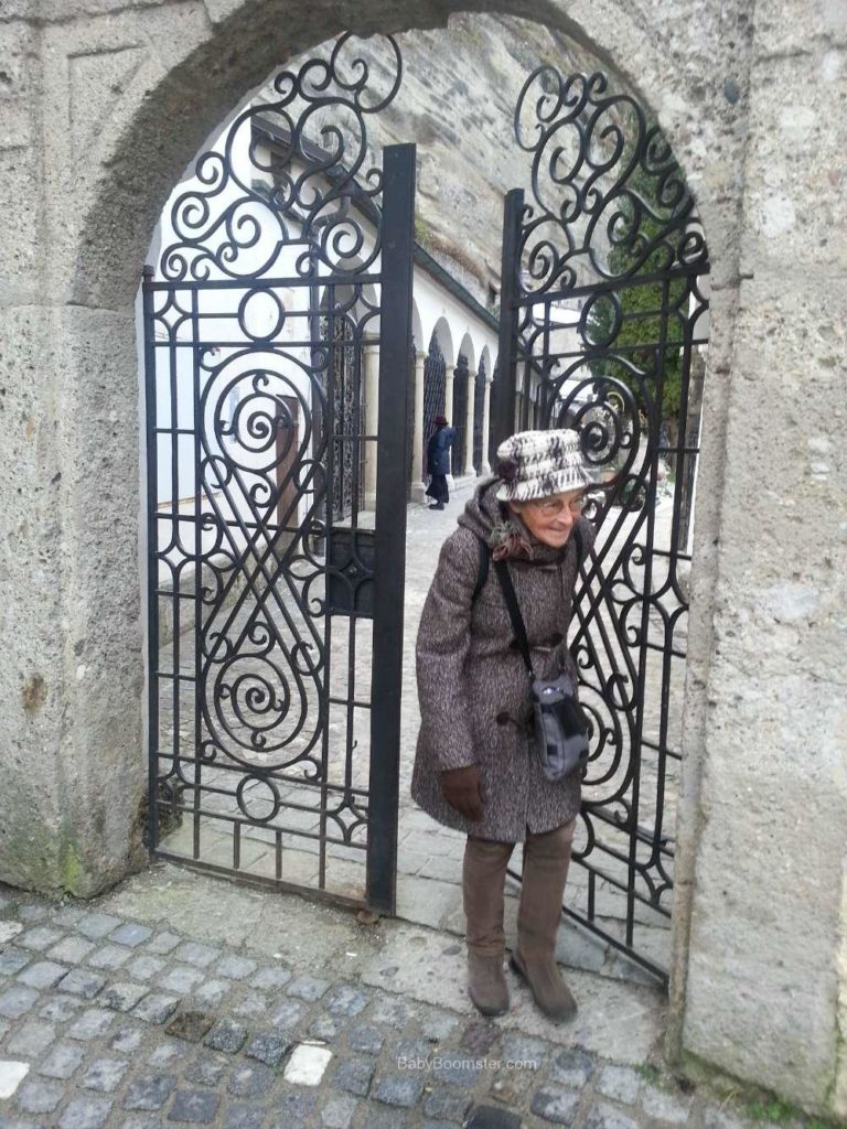 Baby Boomer Travel | Austria | Salzburg - old woman at cemetery