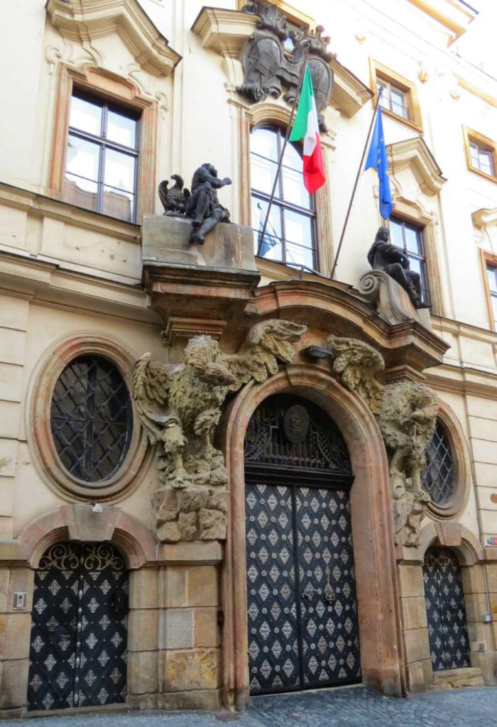 If you love #olddoors you will love the Portal and Door of Thun-Hohenstein Palace in #Prague #CzechRepublic