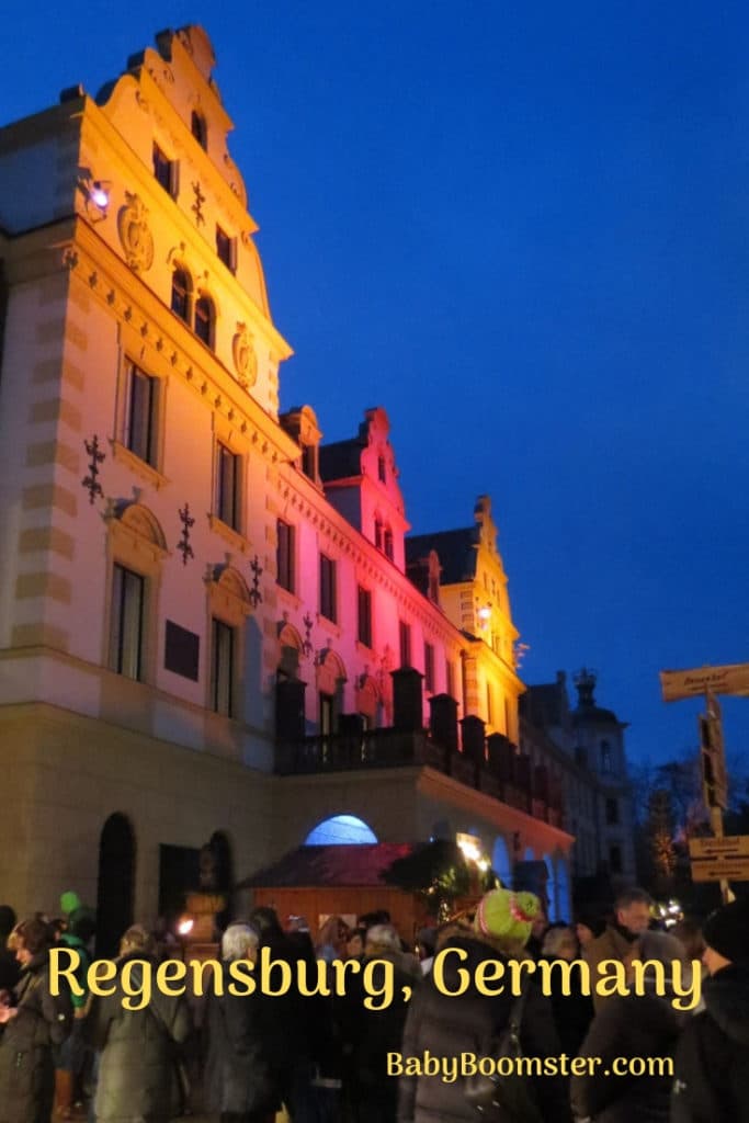 The Thurns and Taxis Christmas Market in Regensburg, Germany is romantic and whimsical. You don't want to miss it. #ChristmasMarket #Germany #Regensburg #holidays