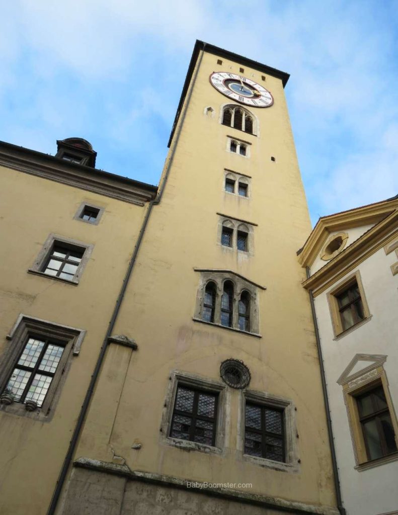 A merchant tower in Regensburg, Germany