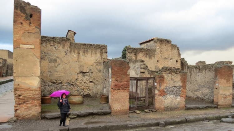 Pompeii in the rain