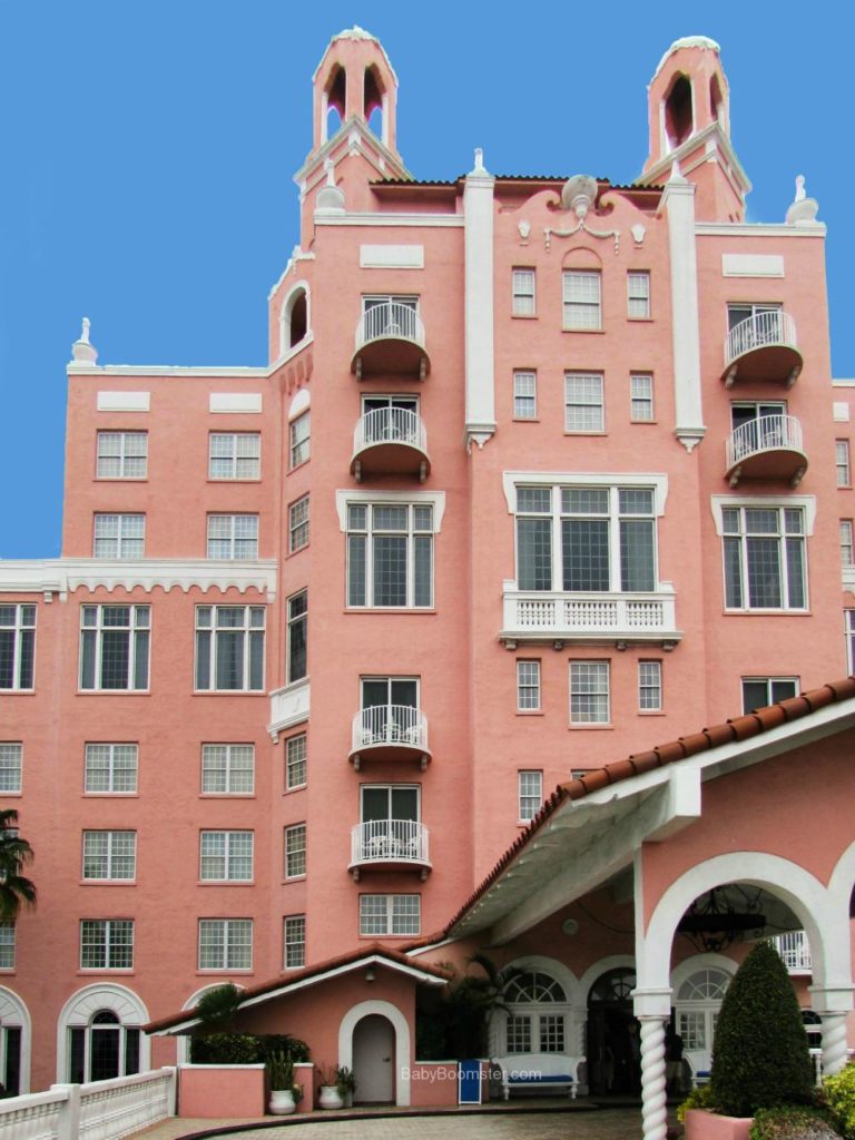 Don CeSar Hotel built in 1928 is a luxury and historic site at St. Pete's Beach, Florida.