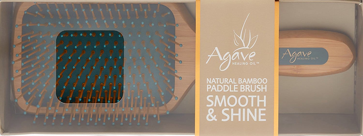 Women over 50 | Agave Healing Oil Smooth and Shine Paddle Brush