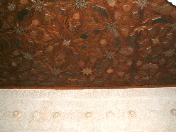 Baby Boomer Travel | Granada, Spain | Alhambra inlaid wood ceiling