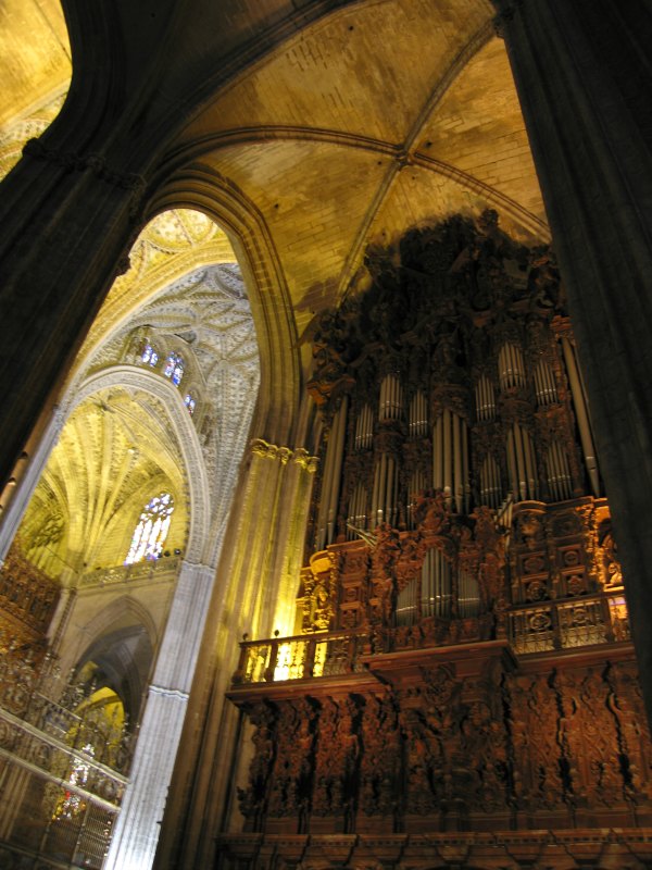 Baby Boomer Travel | Seville, Spain | Seville Cathedral Organ Pipes