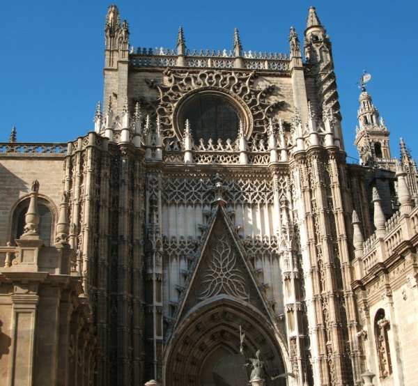 Baby Boomer Travel | Seville, Spain | Seville Cathedral entrance - top