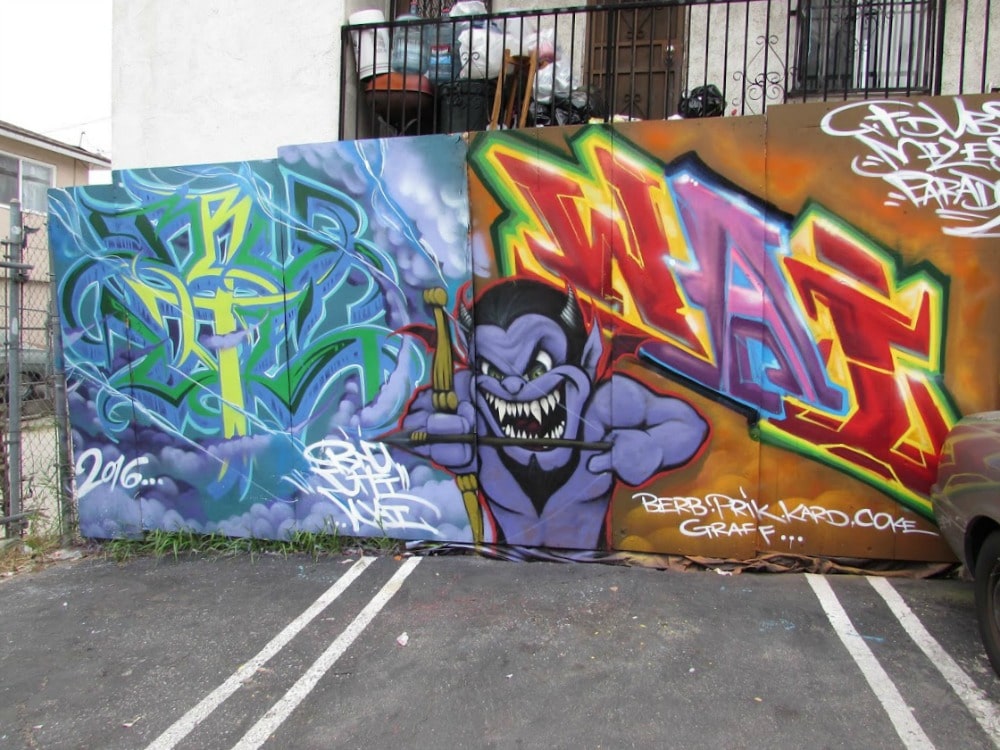 Baby Boomer Travel | Street Art | Boyle Heights | Devil Mural