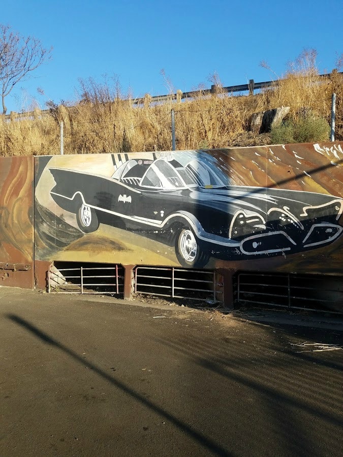 Baby Boomer Travel | Street Art | NOHO | Car Mural near freeway