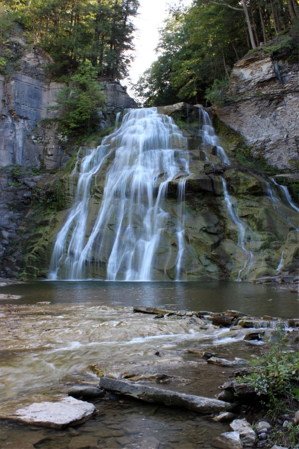 Delphi Falls in Central State New York - #travel #NewYork #waterfalls