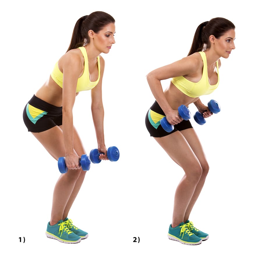 Bent over row exercise - Best strength training exercises over 50