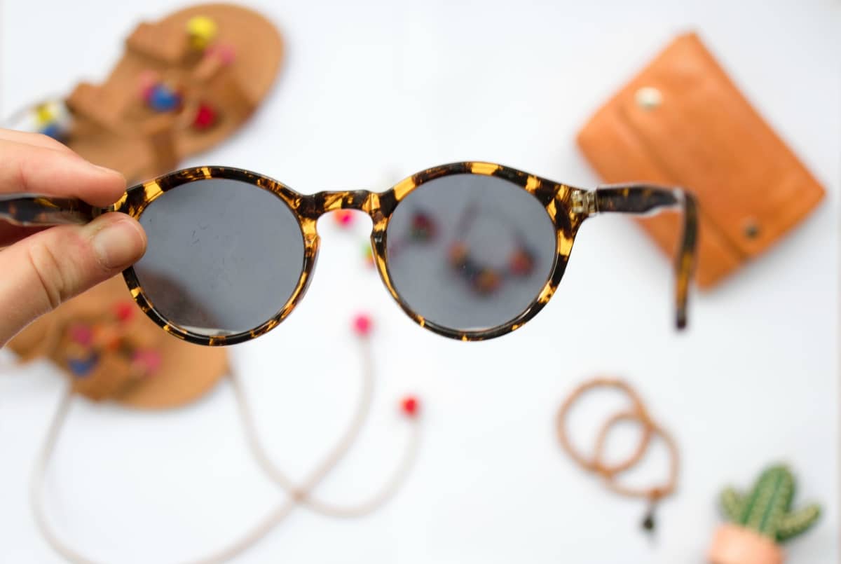 Sunglasses make a fashion statement