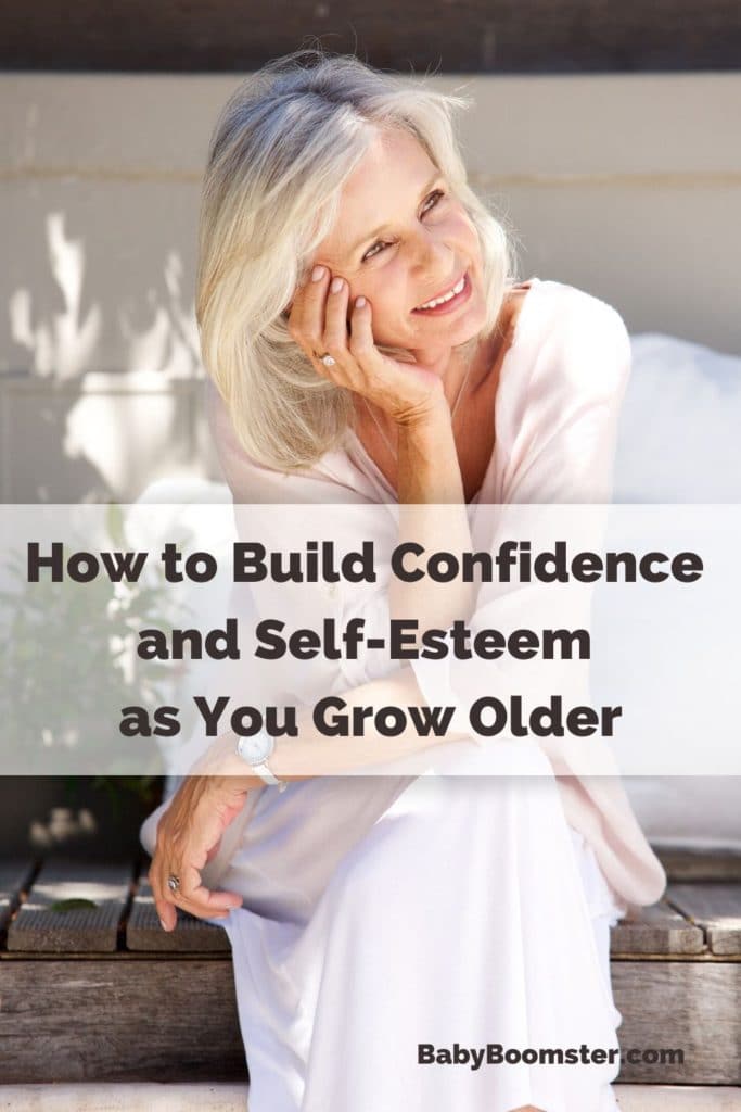 Build confidence and self esteem - older woman contemplating life