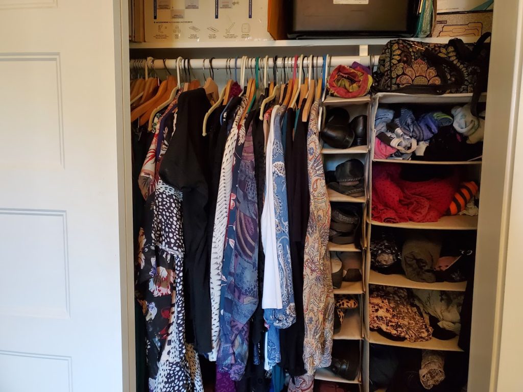 Small closet space