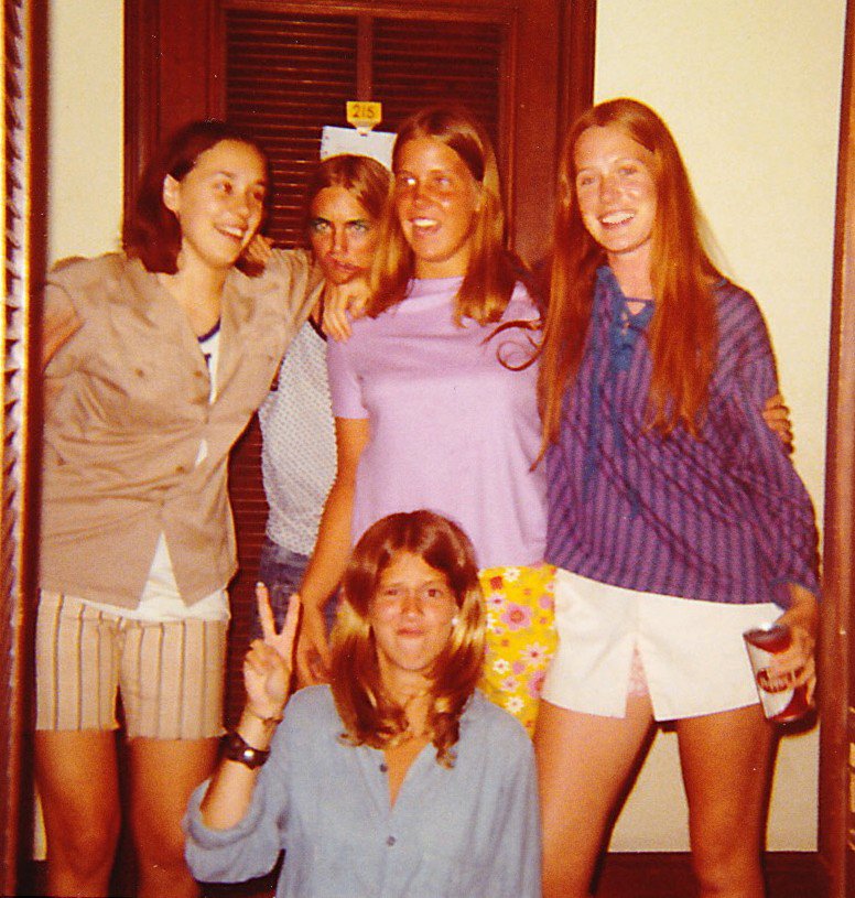 Girls at a boarding school in the 60s