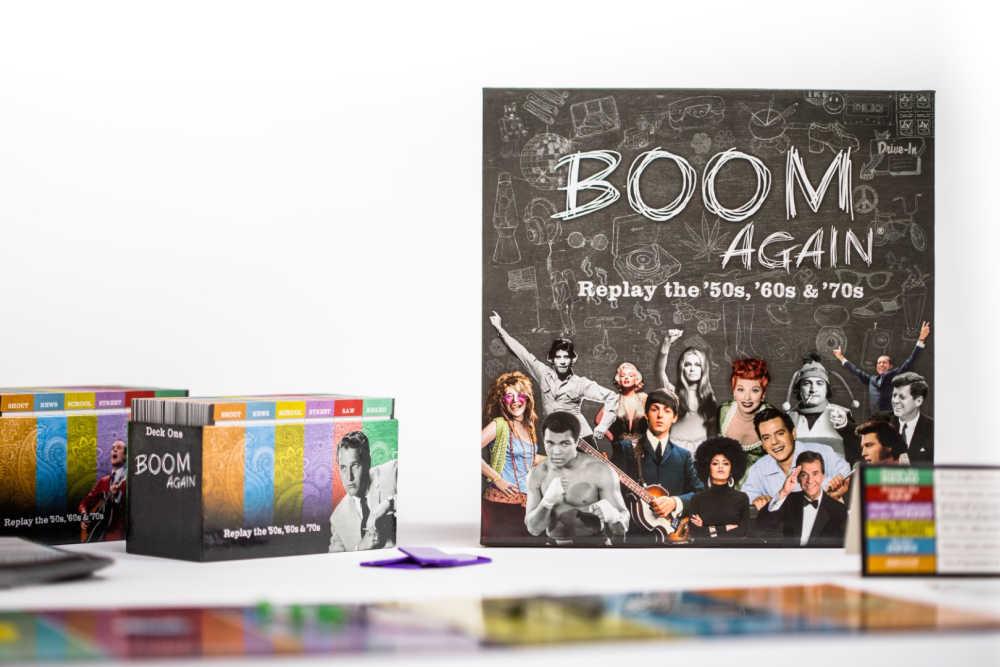 Boom Again trivia game for Baby Boomers