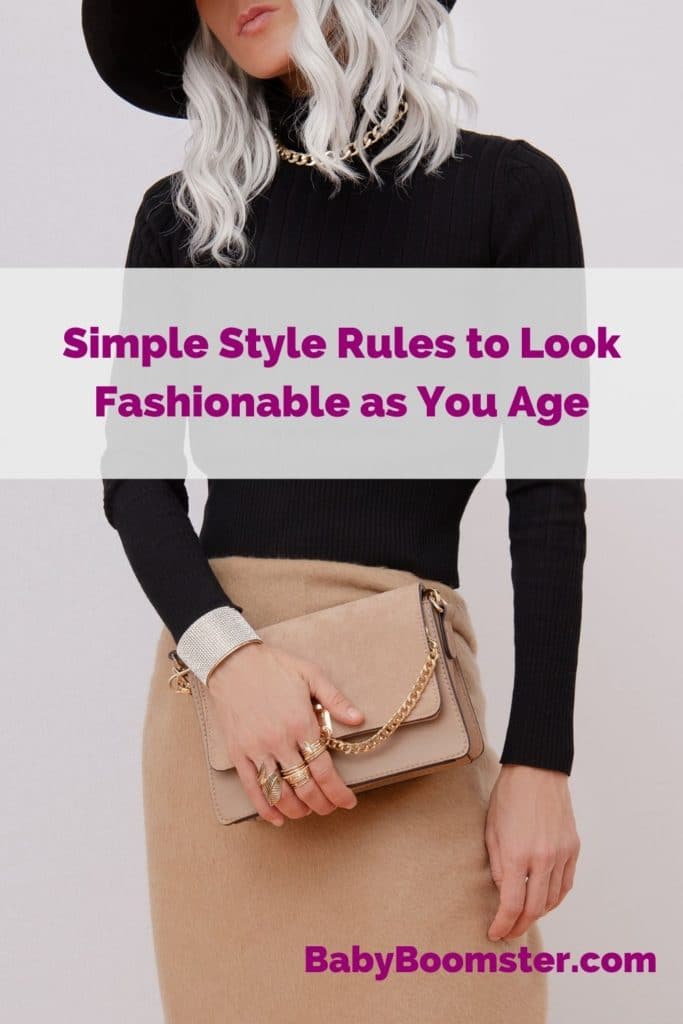 Simple style rules for older women