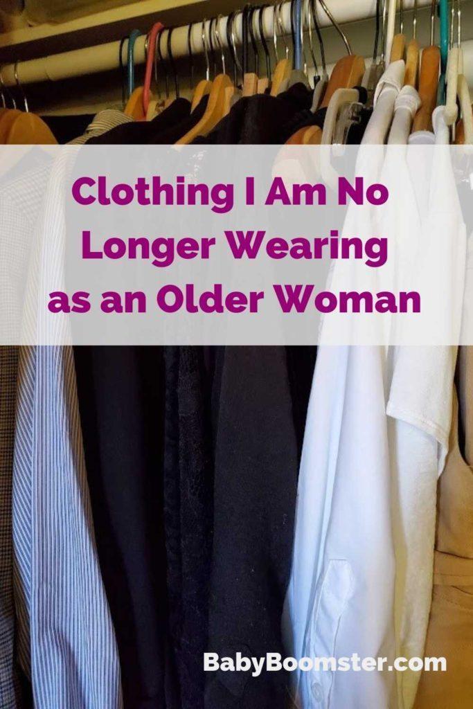Clothing I am no longer wearing
