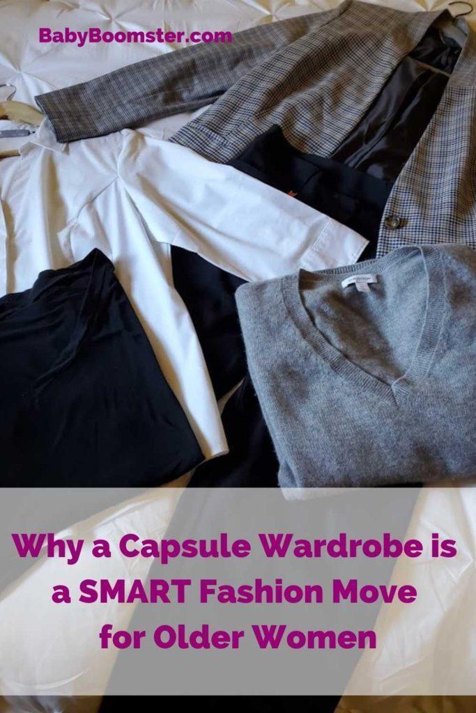 A capsule wardrobe for older women is practical, affordable, and more sustainable.