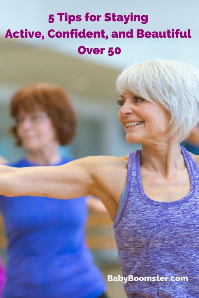 Older women working out.