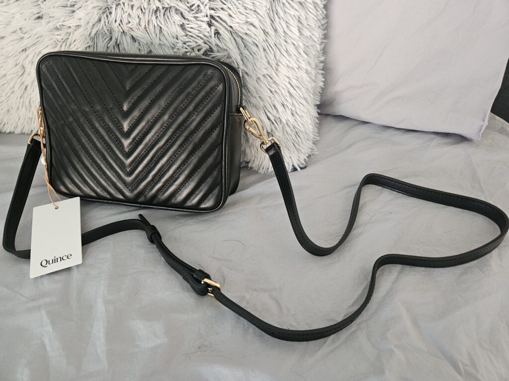 Quince Italian Crossbody Leather purse