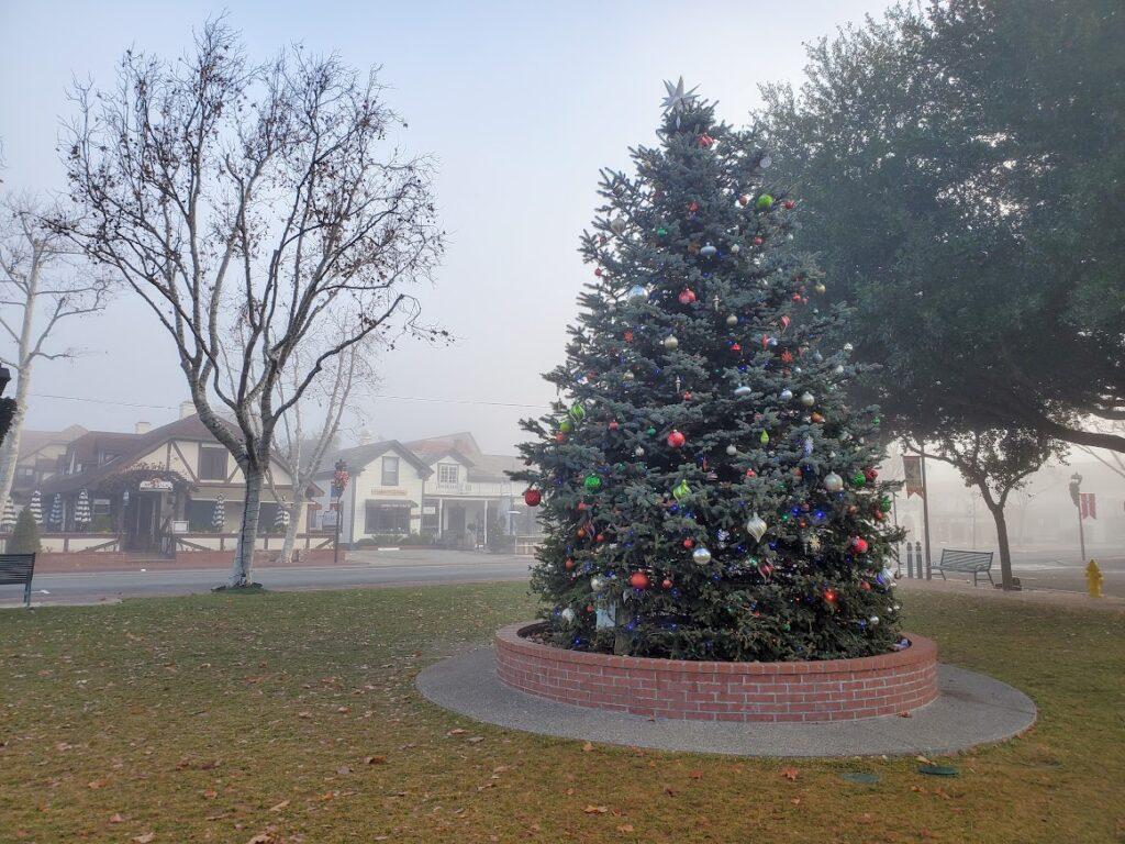 Christmas tree in Solvang, California