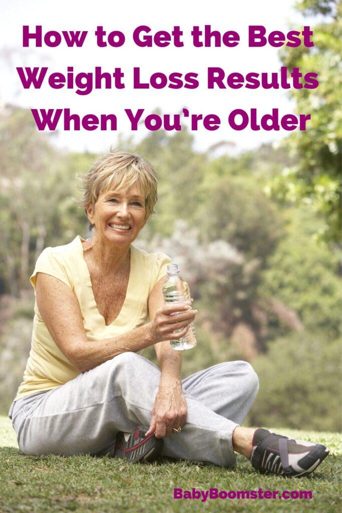 Weight loss results - how older people can get the best results