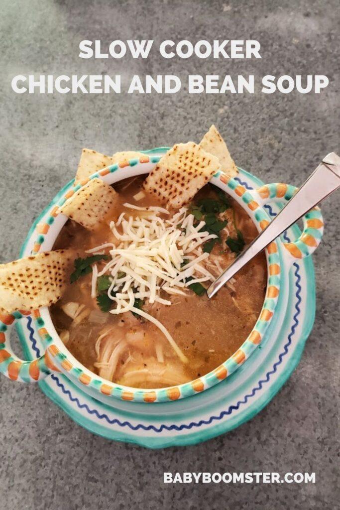 Slow Cooker Chicken and Bean Soup